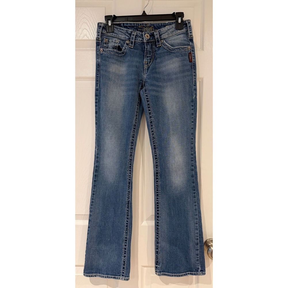 Silver Jeans Aiko Bootcut Blue Denim Jeans W28 L33 Western‎ Rodeo Y2K Fair Flare
